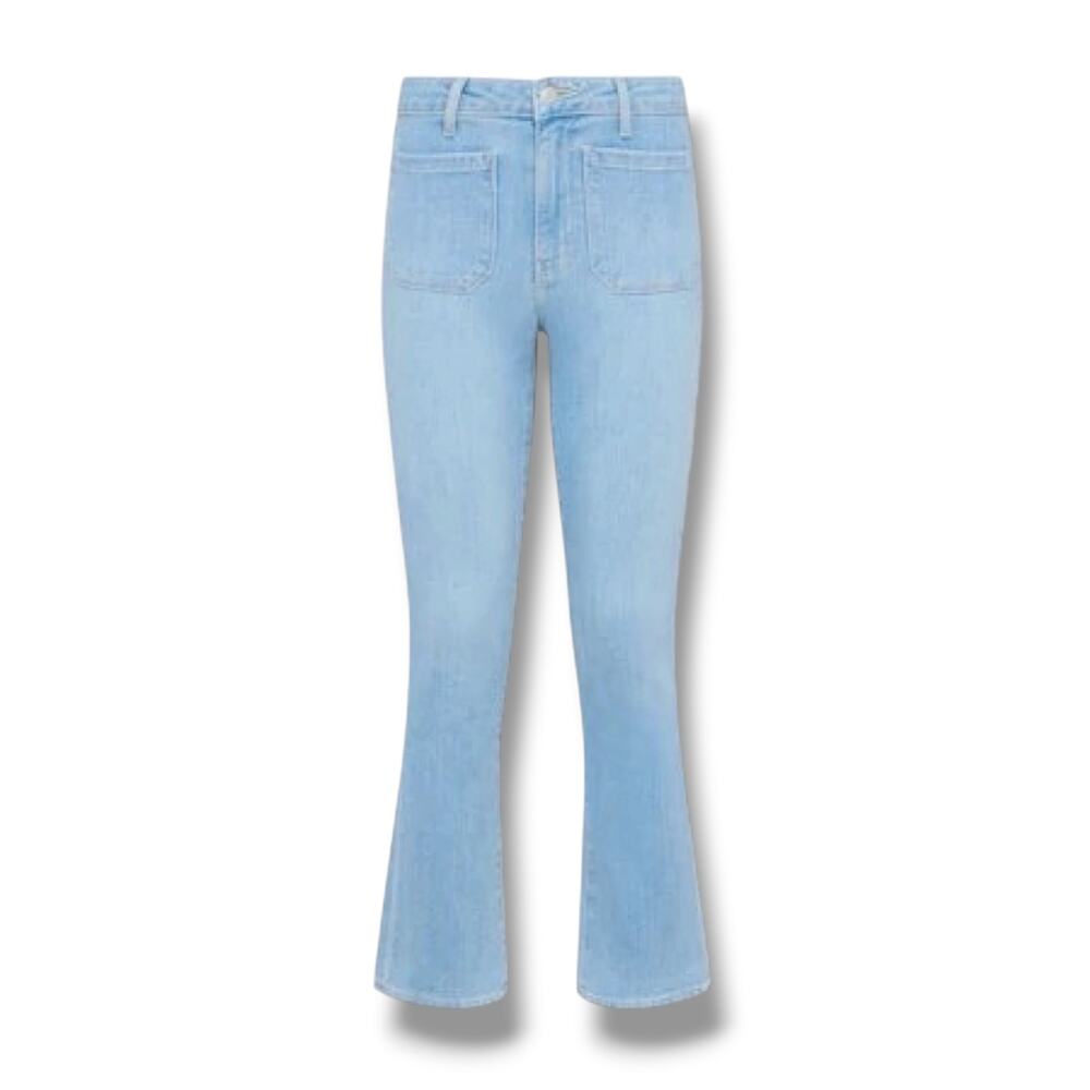 L'Agence Noya High Rise Slim Flame Jeans Light Blue Size 31 NWT